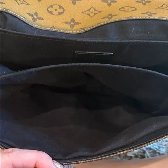 LV Brown Designer Monogram Crossbody Bag - Picture 7 of 13